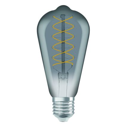 2 db-os készlet: dimmelhető LED-izzó VINTAGE FILAMENT E27/7,8W/230V 1800K - Osram