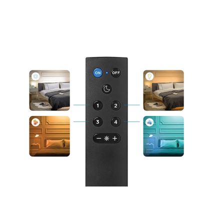 2 db-os szett LED RGBW dimmelhető izzó A60 E27/9W/230V 2200-6500K Wi-Fi + távirányító - WiZ