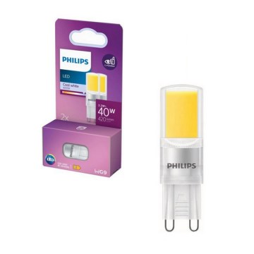 2 db-os Philips G9 LED-izzó szett, 3,2W/230V, 4000K