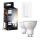 2 db-os Philips Hue WHITE AMBIANCE GU10 dimmelhető LED izzó 4,2W/230V 2200-6500K + fényerőszabályzó