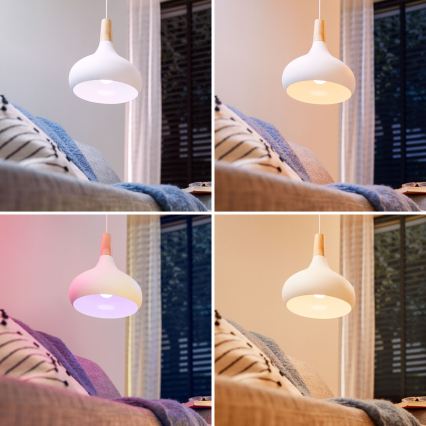 Philips SMART C37 E14 RGB LED izzó szett (2 db), fényerőszabályozható, 4,9W, 230V, 2200-6500K, CRI 90