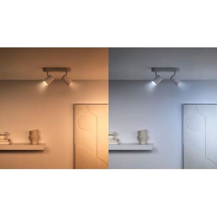 SZETT 2x LED Dimmelhető izzó mozgásérzékelővel PAR16 GU10/4,7W/230V 2700-6500K CRI 90 Wi-Fi - WiZ
