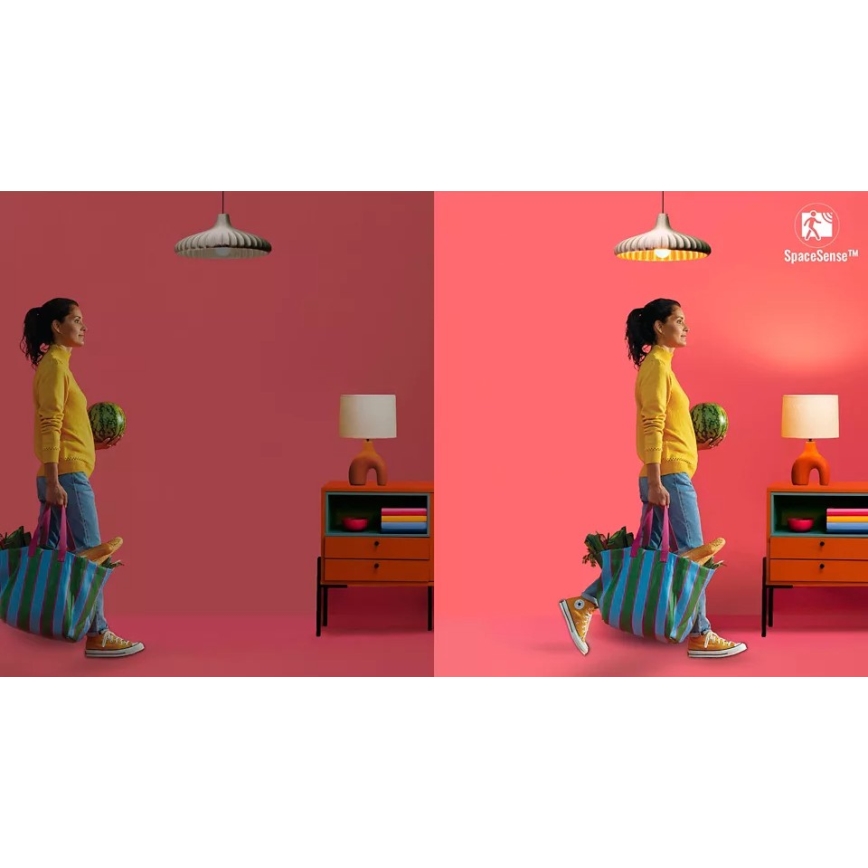 SZETT 2x LED Dimmelhető izzó mozgásérzékelővel PAR16 GU10/4,7W/230V 2700-6500K CRI 90 Wi-Fi - WiZ