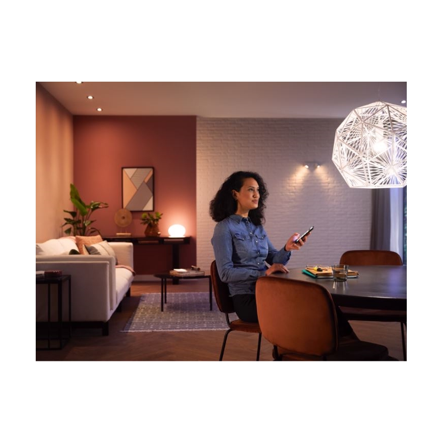 SZETT 2x Philips Hue WHITE AMBIANCE E27 dimmelhető LED izzó 8,1W/230V 1000-20000K
