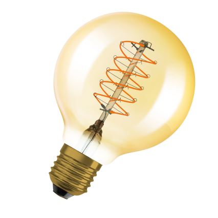 2 db-os szett, fényerőszabályozható VINTAGE FILAMENT LED izzó, E27, 4,8W, 230V, 2200K - Osram