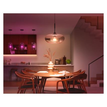 SZETT 2x LED dimmelhető izzó Philips Hue WHITE AND COLOR AMBIANCE E27/6W/230V 1000-20000K