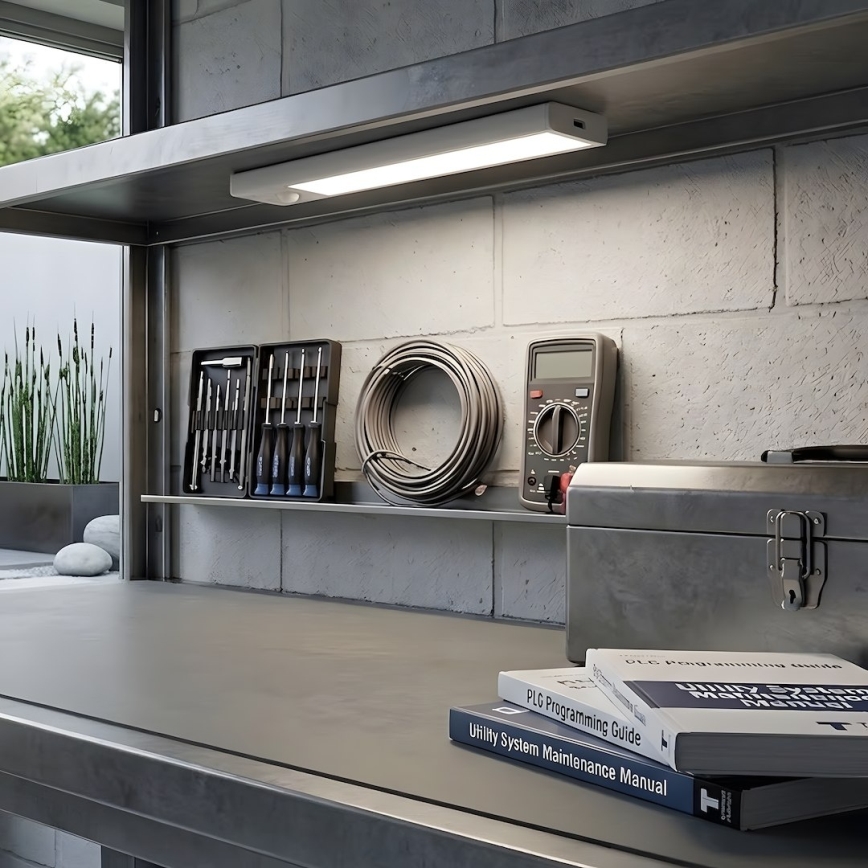 2 darabos szett: VIRO újratölthető LED bútorvilágítás mozgás- és alkonyatérzékelővel LED/1W/3,7V 800 mAh 3000/4000/6500K 20 cm fehér