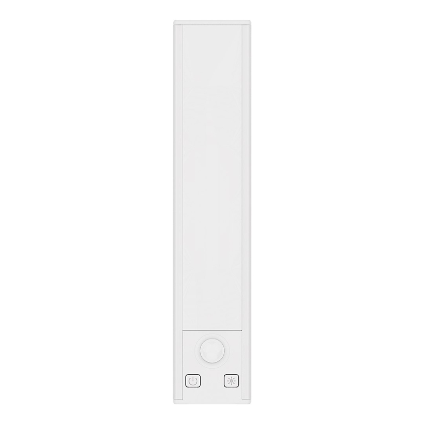 2 darabos szett: VIRO újratölthető LED bútorvilágítás mozgás- és alkonyatérzékelővel LED/1W/3,7V 800 mAh 3000/4000/6500K 20 cm fehér