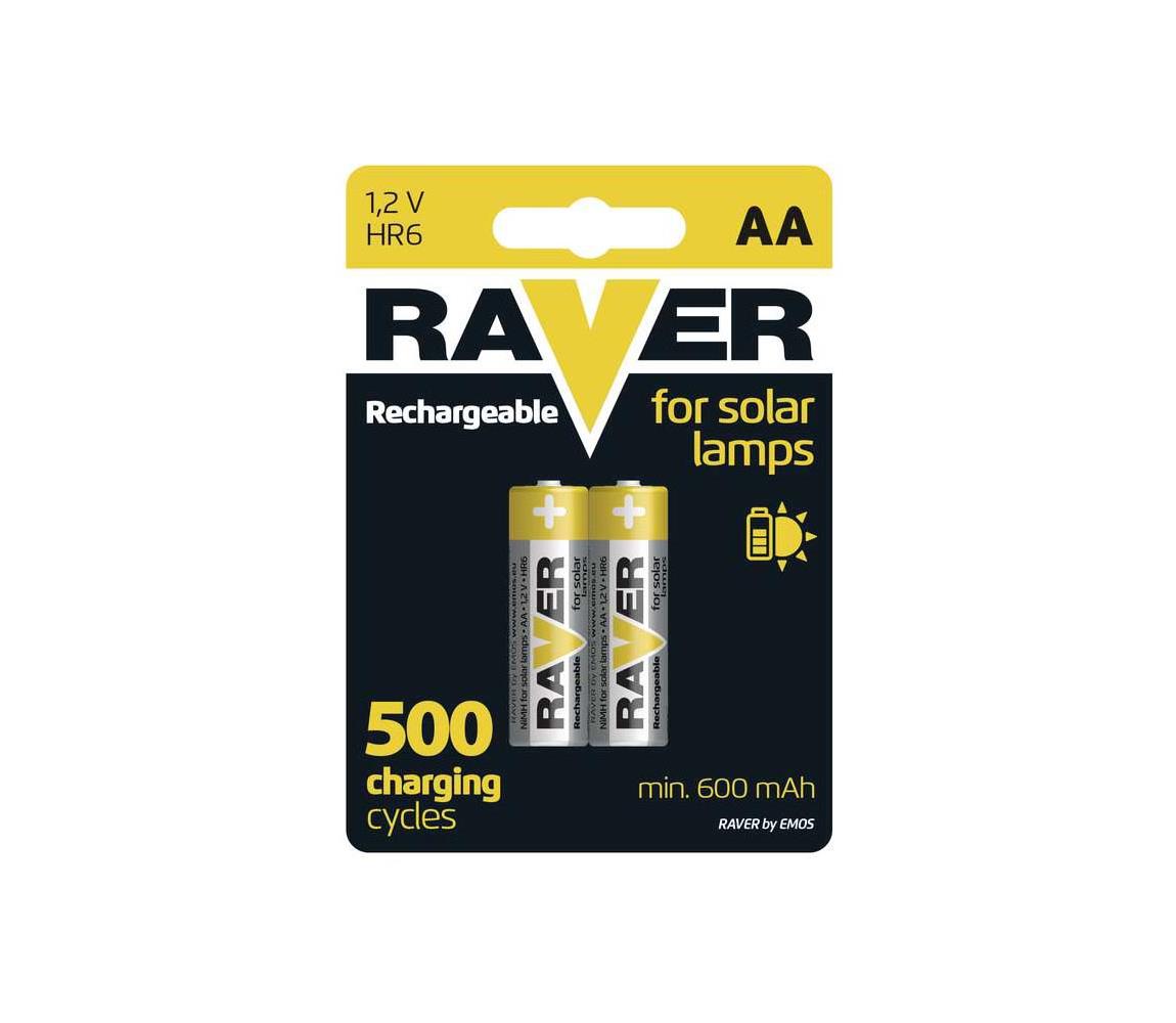 2 db tölthető elem AA RAVER NiMH/1,2V/600 mAh B7426