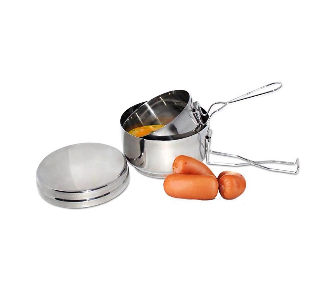 UTC 2 részes rozsdamentes kemping edény szett 270126