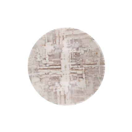 24 darabos barna-fehér porcelán étkészlet