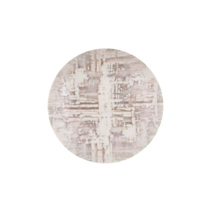 24 darabos barna-fehér porcelán étkészlet