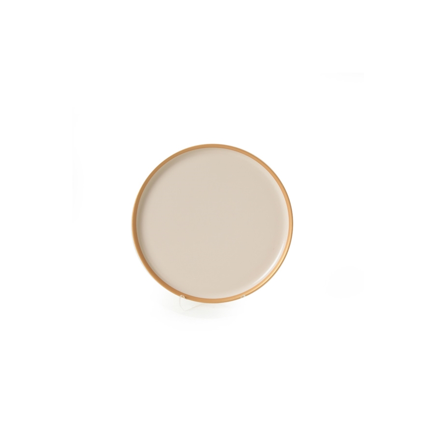 24 darabos bézs kerámia étkészlet