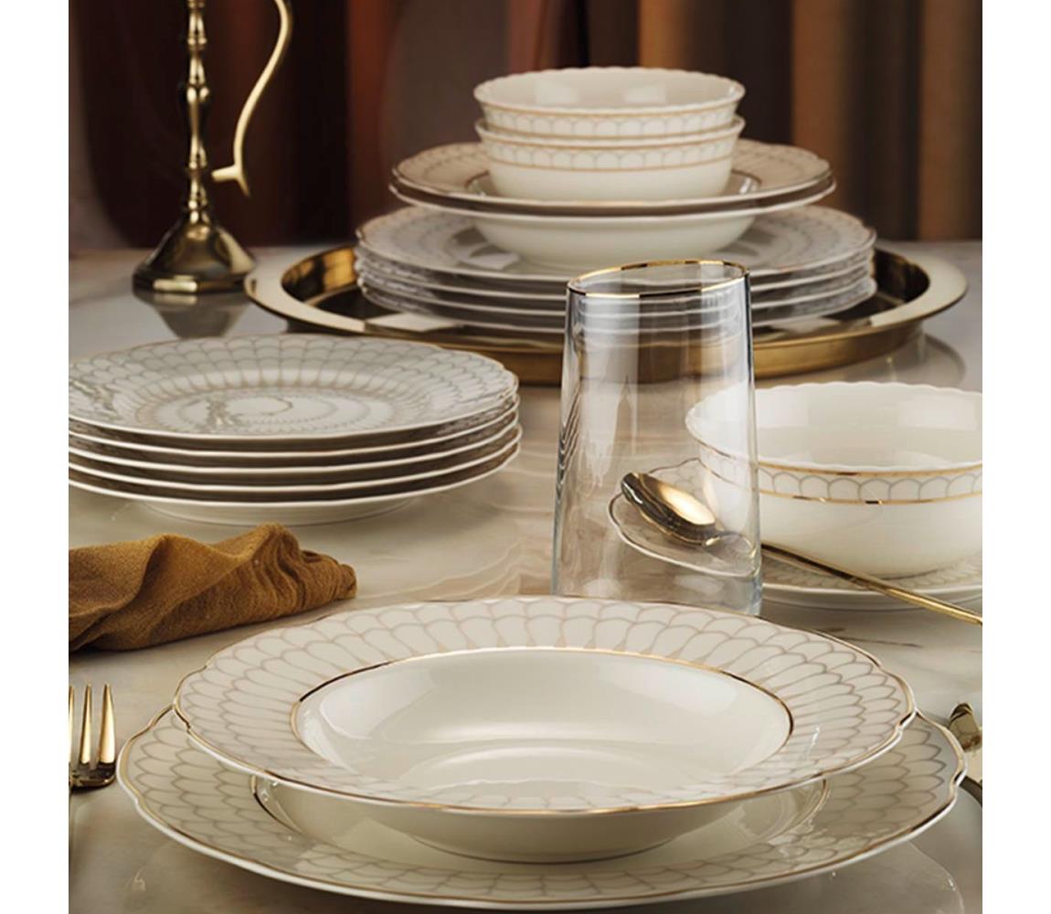 24 darabos elegáns fehér