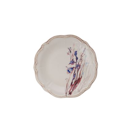24 darabos, élénk színű porcelán étkészlet