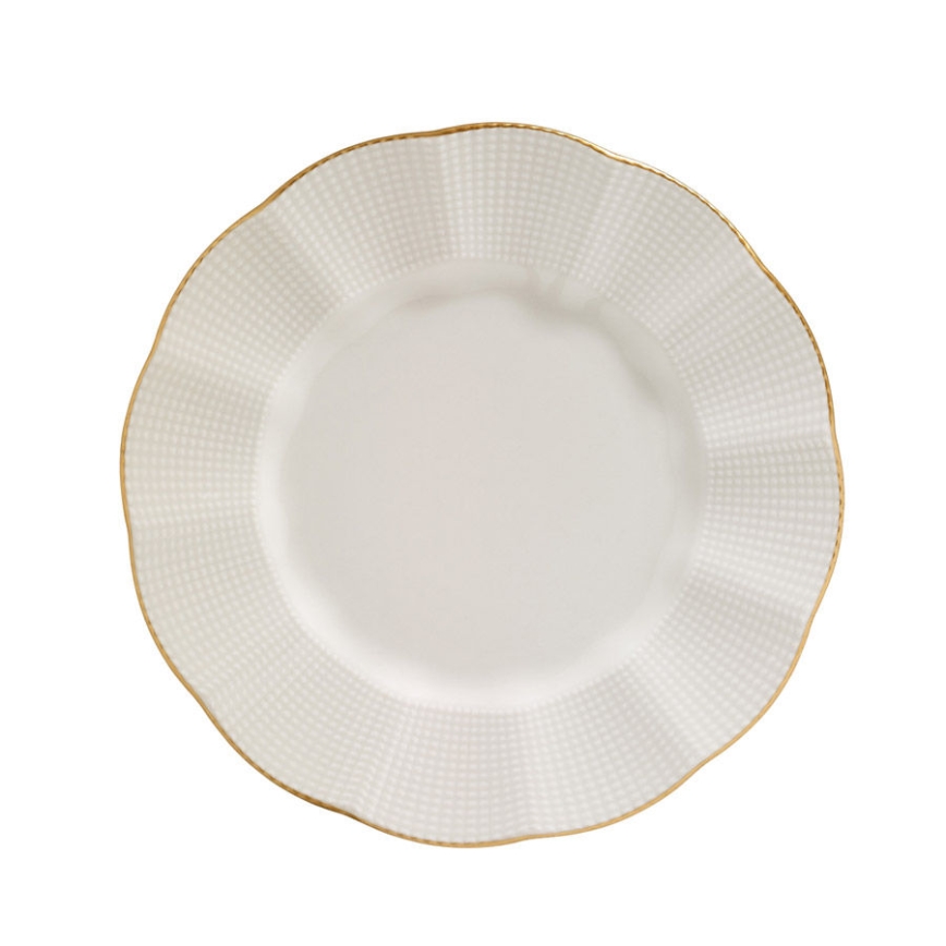 24 darabos étkészlet fehér/arany/porcelán