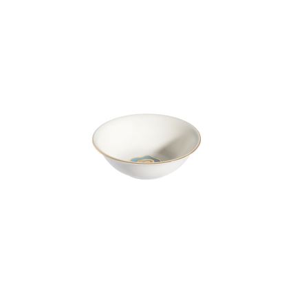 24 darabos étkészlet fehér/kék/arany/porcelán