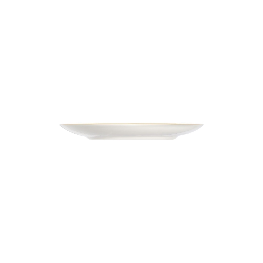 24 darabos étkészlet fehér/kék/arany/porcelán