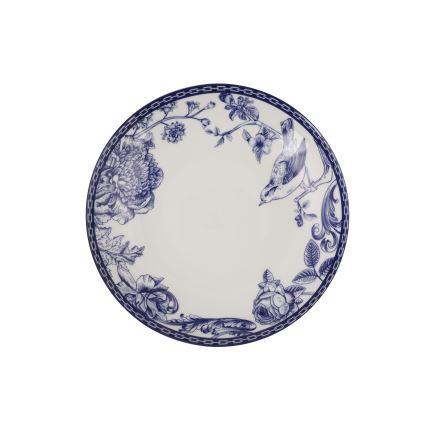 24 darabos étkészlet fehér/kék/porcelán