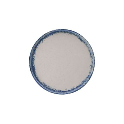 24 darabos étkészlet fehér/kék/porcelán
