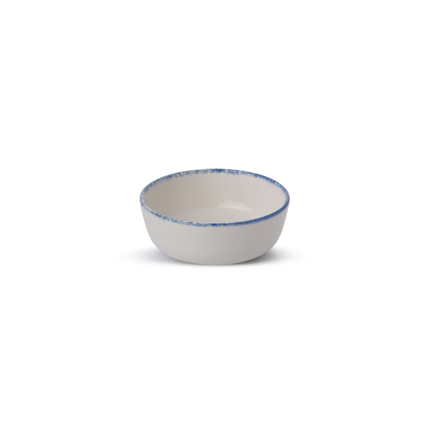 24 darabos étkészlet fehér/kék/porcelán