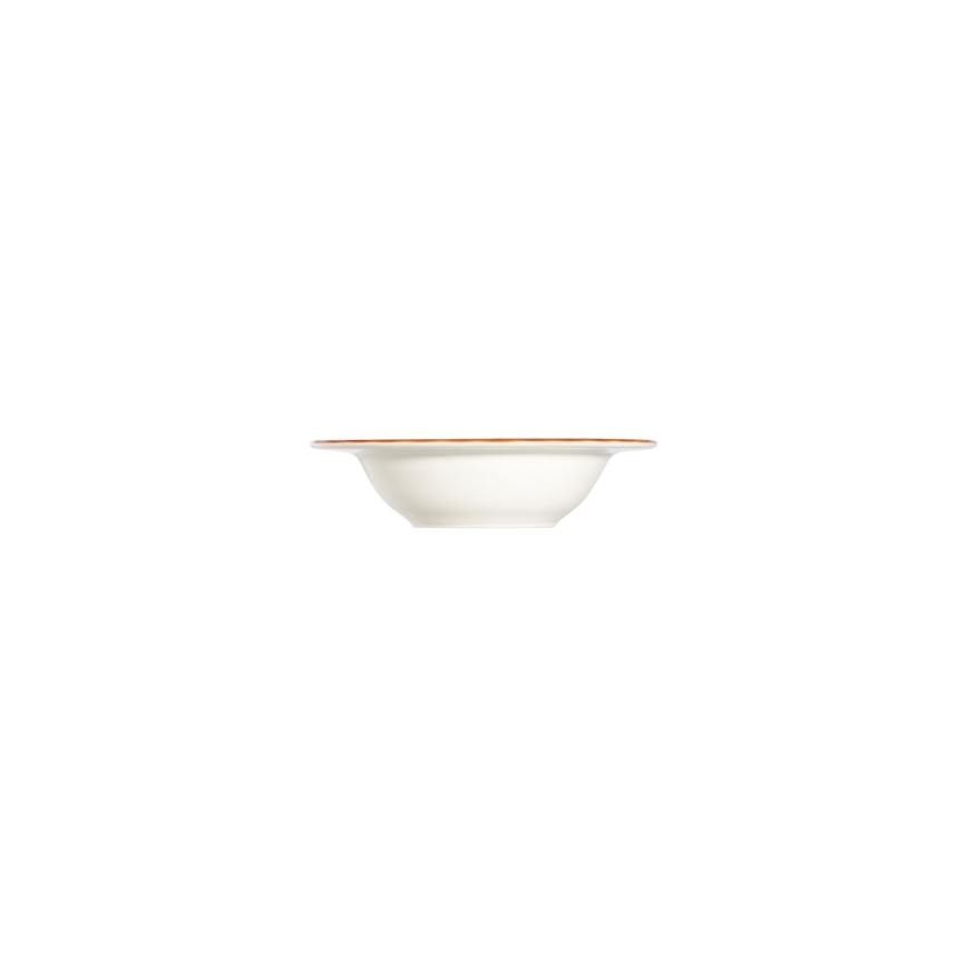 24 darabos étkészlet fehér/narancssárga/porcelán