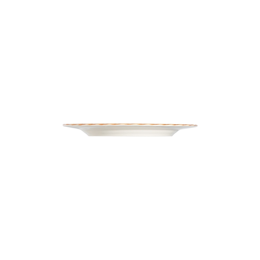 24 darabos étkészlet fehér/narancssárga/porcelán