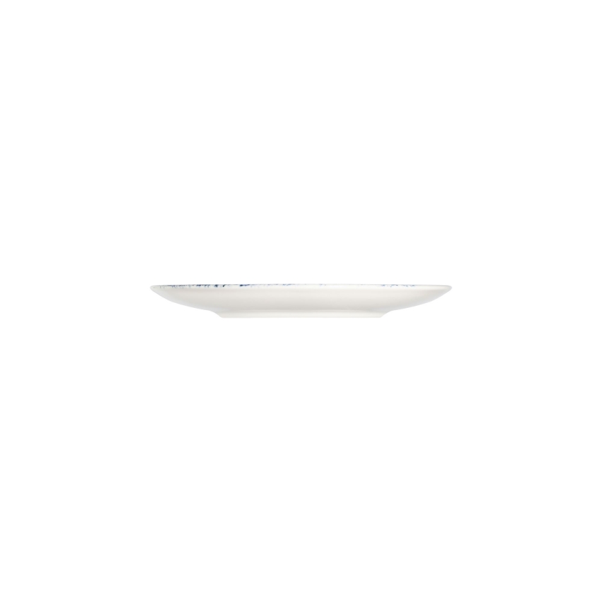 24 darabos étkészlet fehér/piros/kék /porcelán