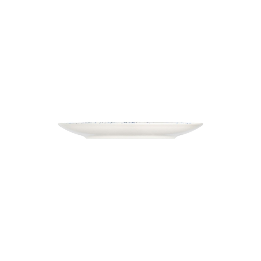 24 darabos étkészlet fehér/piros/kék /porcelán