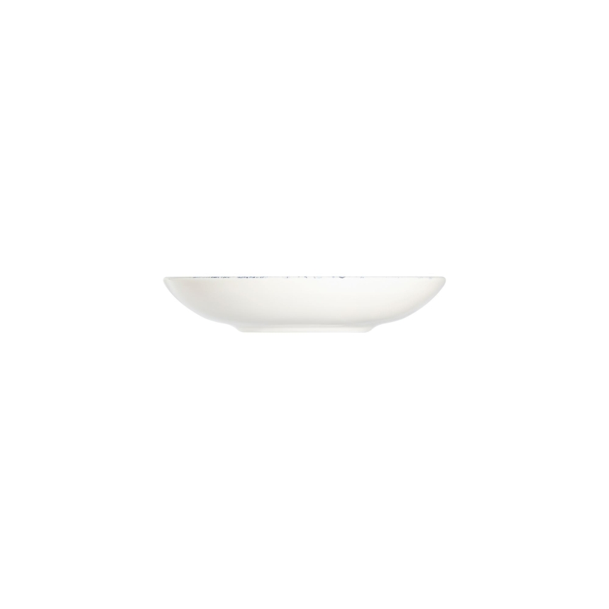 24 darabos étkészlet fehér/piros/kék /porcelán