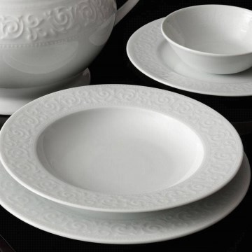 24 darabos étkészlet fehér/porcelán