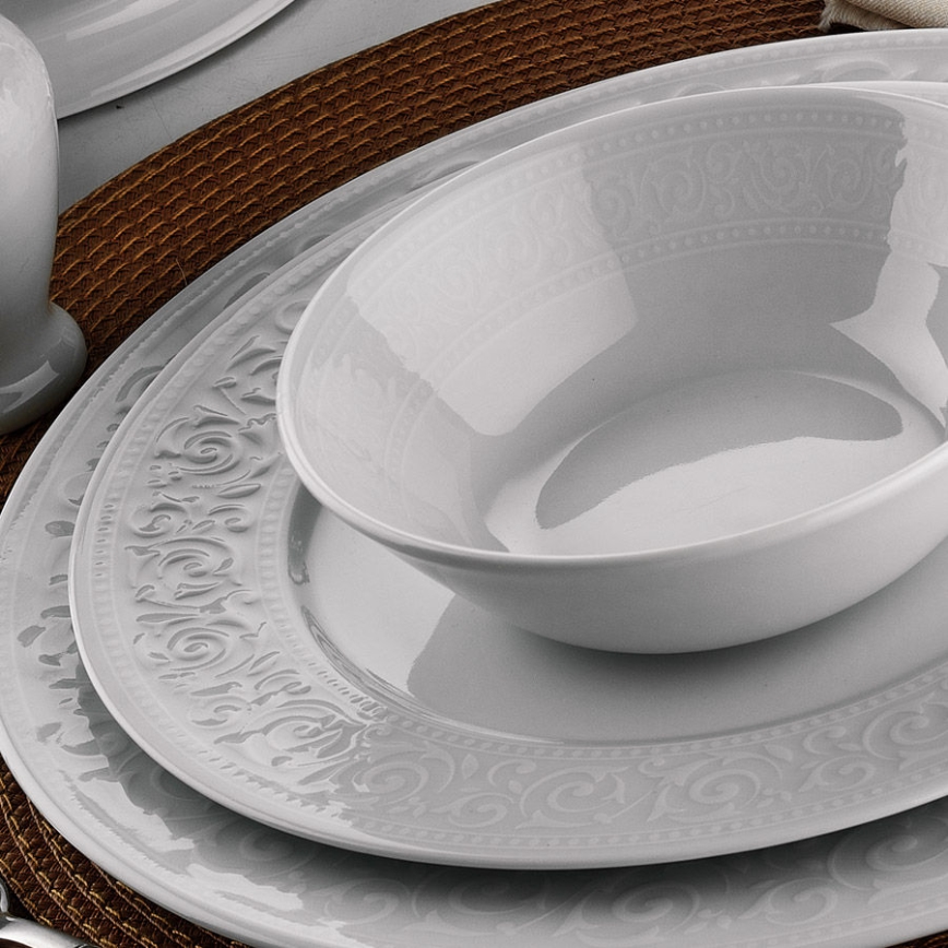 24 darabos étkészlet fehér/porcelán