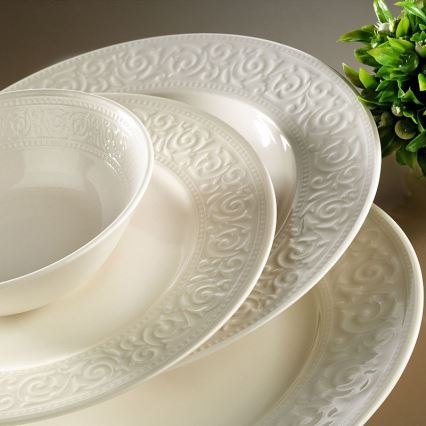 24 darabos étkészlet fehér/porcelán