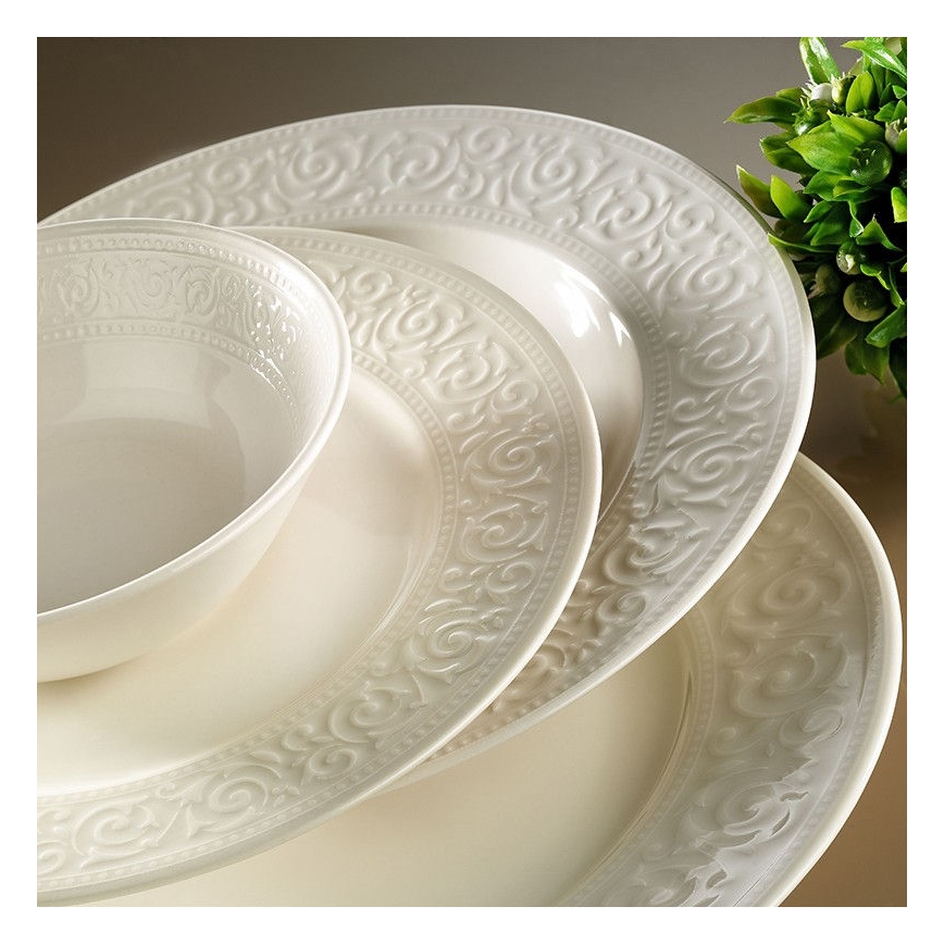 24 darabos étkészlet fehér/porcelán