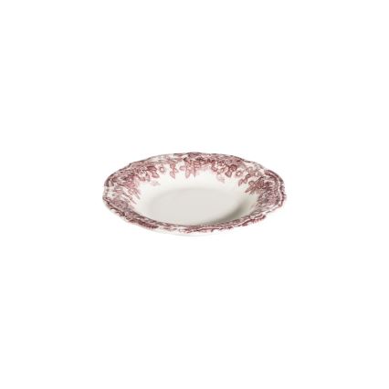 24 darabos étkészlet fehér/rózsaszín/porcelán