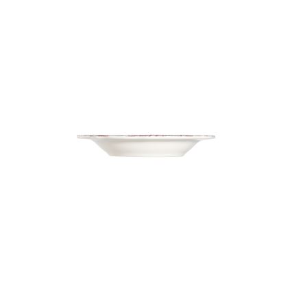 24 darabos étkészlet fehér/rózsaszín/porcelán