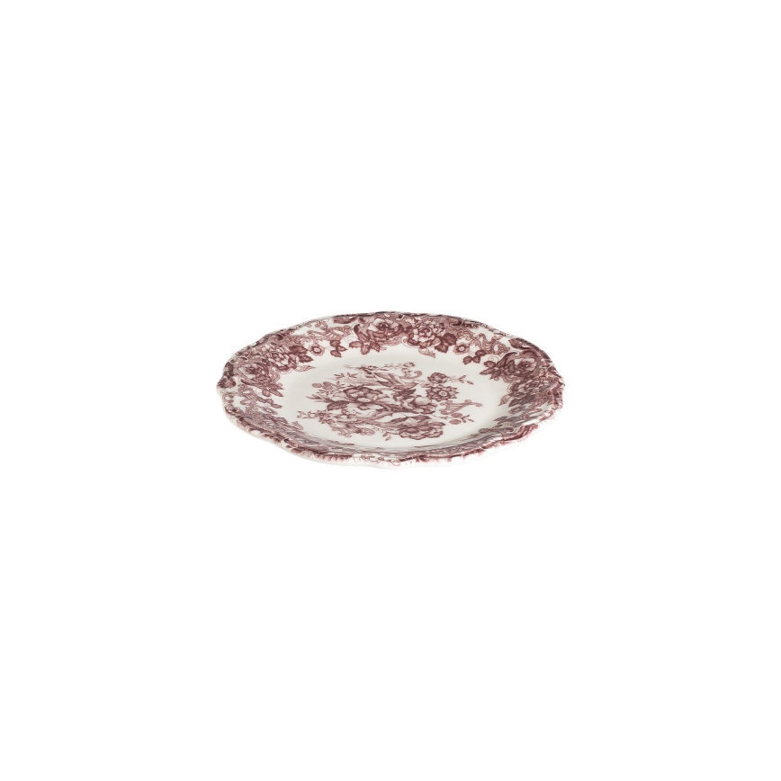 24 darabos étkészlet fehér/rózsaszín/porcelán