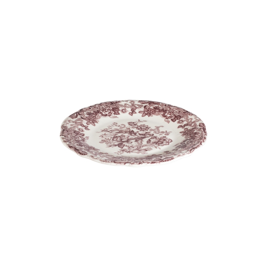 24 darabos étkészlet fehér/rózsaszín/porcelán