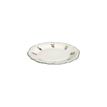 24 darabos étkészlet fehér/zöld/porcelán