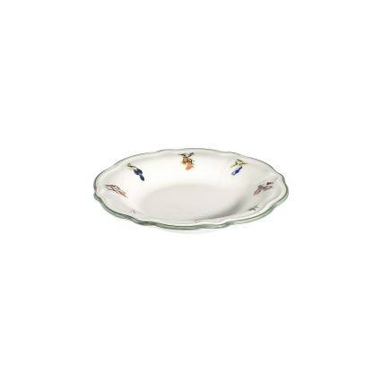 24 darabos étkészlet fehér/zöld/porcelán