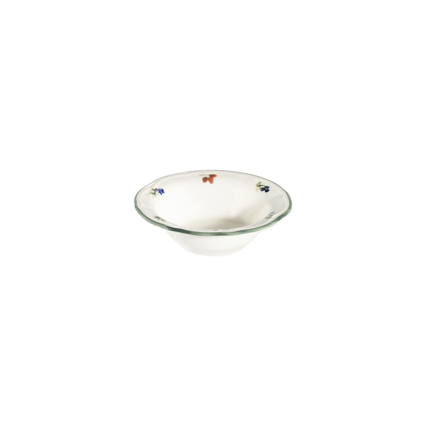 24 darabos étkészlet fehér/zöld/porcelán