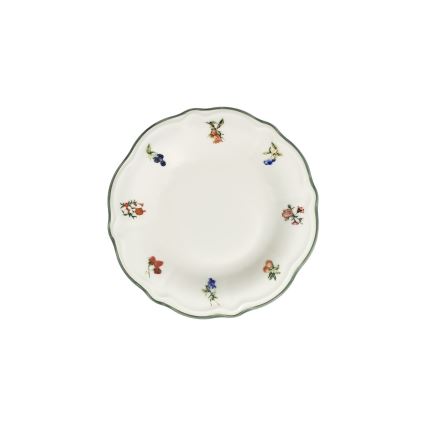 24 darabos étkészlet fehér/zöld/porcelán