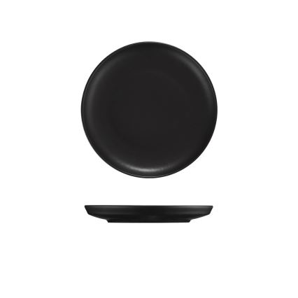 24 darabos étkészlet fekete/porcelán