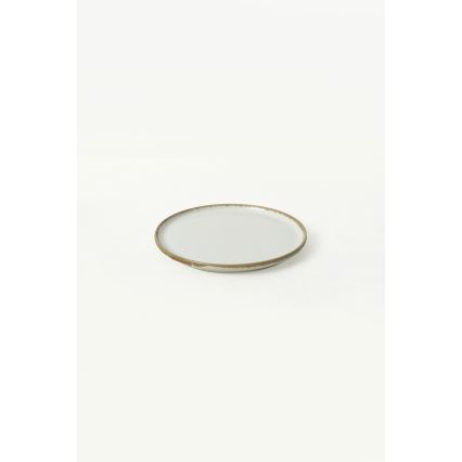 24 darabos étkészlet krémszínű/barna/kerámia