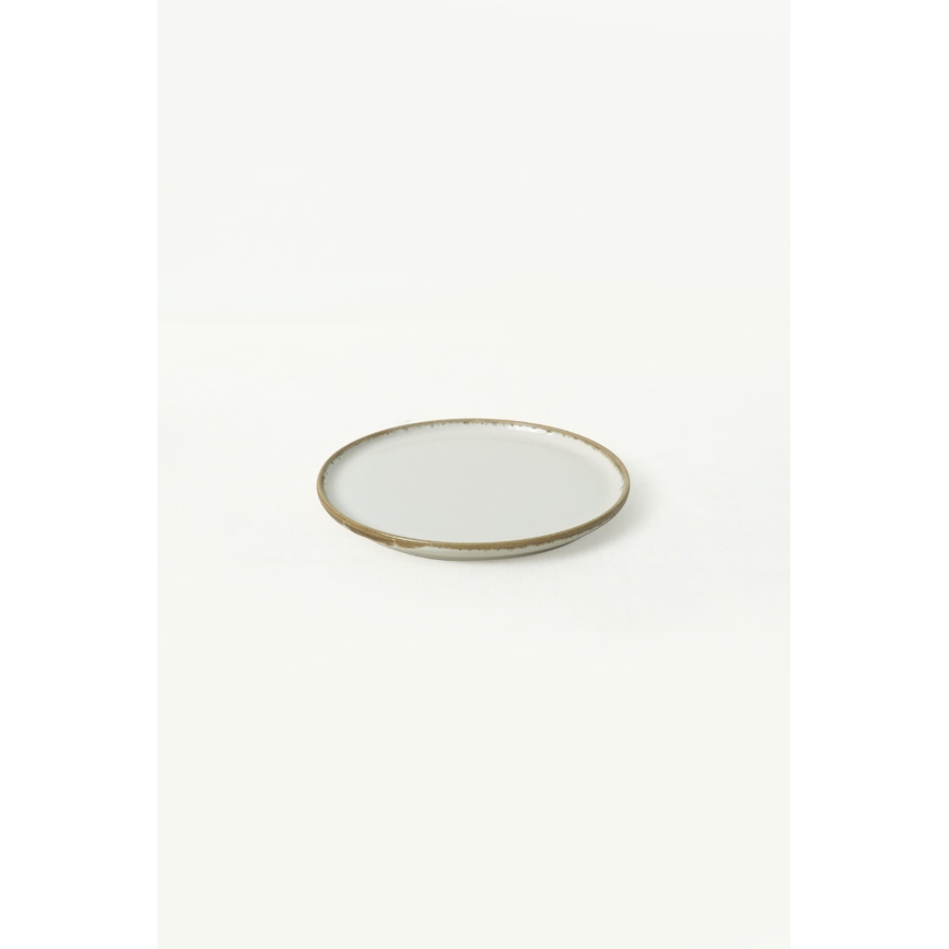 24 darabos étkészlet krémszínű/barna/kerámia