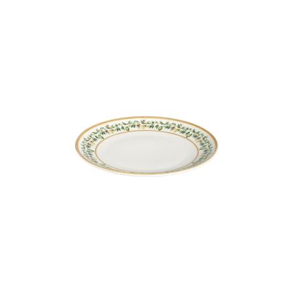24 darabos étkészlet krémszínű/bézs/zöld/porcelán