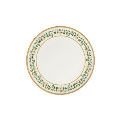 24 darabos étkészlet krémszínű/bézs/zöld/porcelán