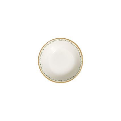 24 darabos étkészlet krémszínű/bézs/zöld/porcelán