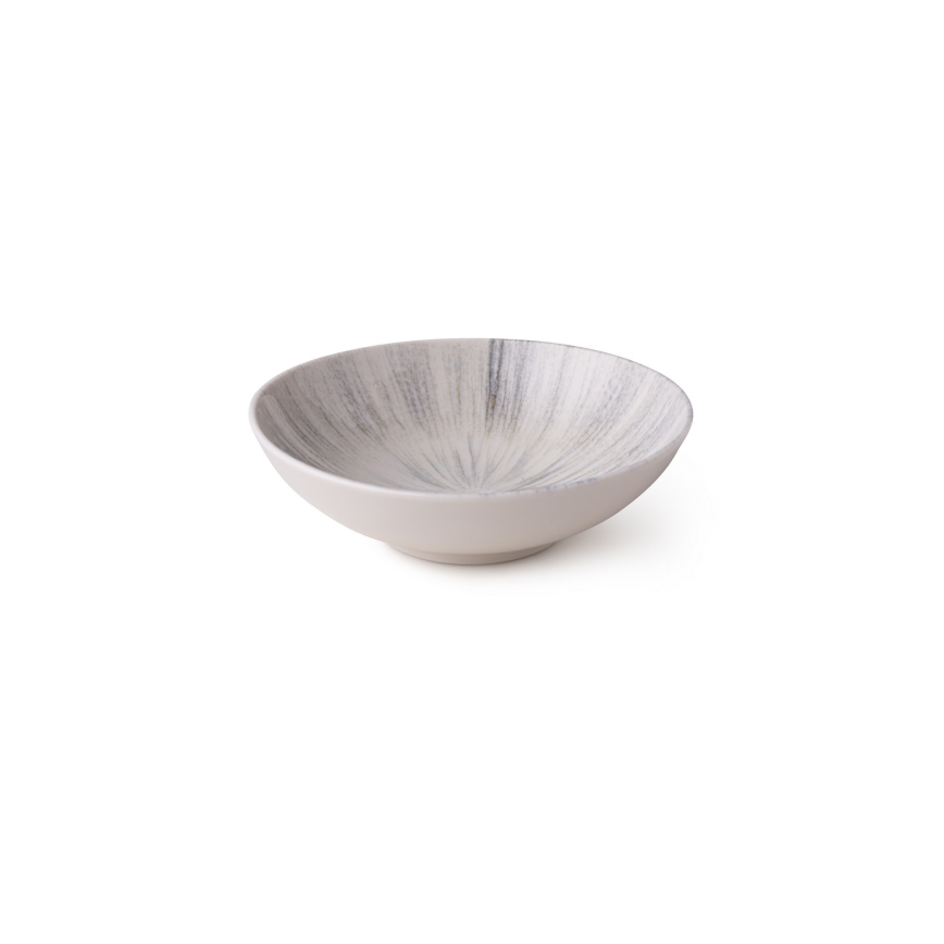 24 darabos étkészlet, szürke/porcelán