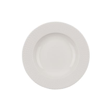 24 darabos fehér porcelán étkészlet